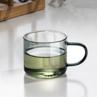 Tasse à thé en verre transparent épaissi domestique, degré de chaleur, haute température, VPN sion, vert, thé parfumé, café