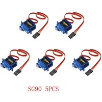 5/10/20PCS SG90 Mini Gear Micro Servo 9g 1.6KG For RC RC 250 450 Airplane Helicopter Car Vehicle Boat Models Spare Parts