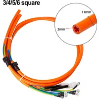 Electric Scooter Brushless Motor Cable 3-6 Square Orange Motor Wire Brushless DC Motor Hall Phase Copper Hall Sensor Wire