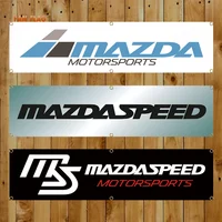 60x240cm Mazdaspeeds Auto Parts Banner Flag Polyester Printed Garage or Outdoor Decoration Tapestry