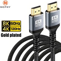 8K HDMI Cable High Speed 48Gbps HDMI 2.1 hdmi to hdmi high definition video Cable 1m 2m 3m 5m 7m for HDTV Monitor PS4/PS5 Xbox