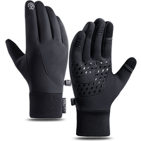 AliExpress NONE Winter Gloves Men Thermal Warm Fleece Touchscreen Driving Bike Running Motorcycle Hiking Snow Cold Weather for Driving/Cycling