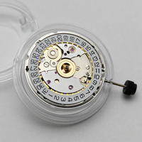 Genuine HK PT5000 Automatic Watch Movement Silver Version Premium Clone ETA 2824 High Precision 25 Jewels 42 Hours Power Reserve