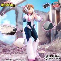 Oryginalne figurki Bandai Banpresto GLITTER&GLAMOURS-OCHACO URARAKA, figurki akcji, figurki anime, lalki z kreskówek, modele, statuetki, zabawki, juguetes