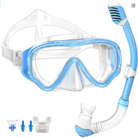 HB Children's Diving Mask Children Full Face HD Anti Fog Diving Mask Underwater Diving Mask Set Kids Swimming Snorkel Equipment