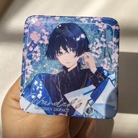 Genshin Impact Wanderers and Scatterers Cosplay Square Badges, Sheet Brooch, Backpack and Hanging Grain