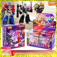 NEW Blokees Transformers Blind Box Toys Optimus Prime Megatron Shining Version V5 Assemblymodel kits Action Figure Model toys