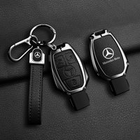 Car Key Case Cover For Mercedes Benz A B C E GL S GLA GLK CLS Class AMG W204 W205 W212 W463 W176 Holder Shell Bag Accessory