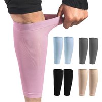 1Pair Calf Compression Sleeves Socks Men Women Footless Calves Sleeves Socks Varicose Veins Sports Leg Cover