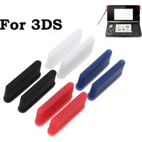 5SET Silicone Pad Button For 3DS Game Console Upper Top LCD Screen Replacement Rubber Feet Cover Repair Parts