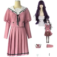 Anime The Fragrant Flower Blooms With Dignity Waguri Kaoruko Cosplay Costume School Uniform Wig Woman Sexy Kawaii Leisure Suit