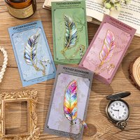 Retro Literary Feathers Metal Bookmarks High Value Exquisite Student Reading Book Pages Merchandise Bookmark Metal Bookmark