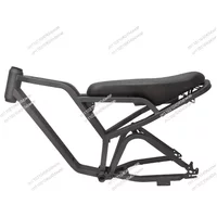 Retro Electric Bicycle Frame 20 Inch Snowmobile Electric Vehicle Frame Off-road Electric Motorcycle Frame