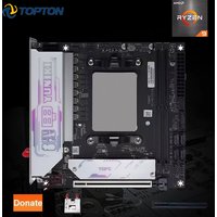 Topton 4-Bay NAS Motherboard AMD Ryzen 9 8945HX R7 7745HX 2*M.2 NVMe 4*SATA PCIe4.0X16 2.5G LAN Mini ITX Gaming Mainboard WiFi6