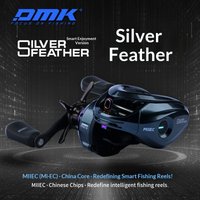 Dmk Ultralight Lure Fishing Silver Feather Miiec Smart Baitcasting Reel Lightweight 11+1 Bearings 5kg Max Drag For Mandarin Fish