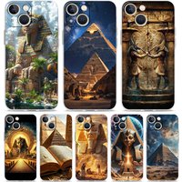 Phone Case For iPhone 16 Cases iPhone 15 12 13 14 16 Pro Max X XR XS Max 15 Plus 16Pro iPhone11 Cover Ancient Egypt God pyramid