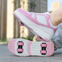 Children's Roller Skates Shoes For Kids Boys Girls Sports Casual Sneakers Outdoor Cool Street Skateboard New Fashion Four Wheels