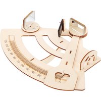 DIY Sextant Science Educational Tool Kids Cognitive Learning Assembly Experiment School Science Project Teaching Aid Plaything