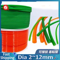 Green/Red Round PU Drive Belt Polyurethane Conveyor Belts Diameter 2mm ~12mm Meltable Cord