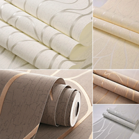 Home Decor Items Modern Minimalist Non-woven Wallpaper Living Room TV Background Wall Wallpaper 53cmX1/3/5/10/20m Decoration.