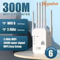 300Mbps 2.4GHz WiFi Repeater Wireless Signal Booster High Speed WiFi Amplifier Easy Setup Extender For Home Office