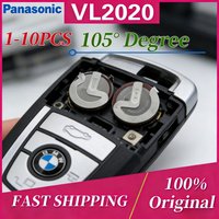 Original Panasonic VL2020 Battery With Legs 105°C Rechargeable For BMW Car Key Remote High Performance Lithium Cell