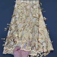 Nigerian Tulle with Sequins Embroidery, Lace Fabric, Beads, Stone Prom Dresses, Sewing, High Quality, 2026, PS0051, 5Yards