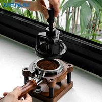 JUSTINLAU Adjustable Magnetic Coffee Powder Disperser Rotating Coffee Cloth Powder Needle for 51/53/58mm Portafilter Coffee Tool