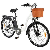 AliExpress dyu DYU C6 Adult Electric Bike 350W Commuter Electric Bike 36V12.5AH Battery 26 inch Tire City Electric Bike