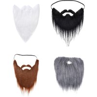 Xmas Santa Claus Beard Christmas Costume Accessory Novelty Party Supplies Dwarf Gnome Beard for Adults Cosplay Stage Performance
