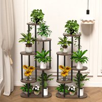 Pflanzenständer und Blumenständer, Aufbewahrungsregal, 4/5/6 Etagen, Blumenregal, Pflanzgefäßregal, Aufbewahrungsorganisator, Display für den Innenber