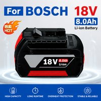 100% für BOSCH 18V Batterie Original Lithium-Batterie für BOSCH Batteriepack 8.0AH Original Werkzeug-Akku