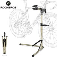 ROCKBROS Bike Repair Stand MTB Road Bicycle Maintenance Rack With Tool Tray Adjustable Foldable Storage Display Bike Work Stand