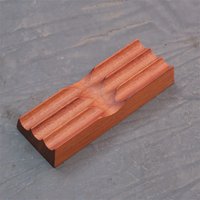 Three-channel Pen Rest Fountain Pen Shelving Table Display Stand Three-channel Mahogany Wood For Jinhao/Majohn/Hongdian