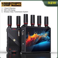 New Wireless HDMI Transmitter and Receiver With Display that Supports The Use of NP-F Batterie for Live Streaming and Monitoring