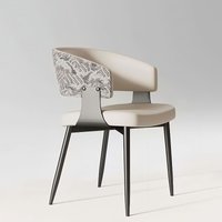 Design Comfortable Nordic Dining Chairs Kitchen Accent Waiting Room Relaxing Dining Chair Minimalist Adult Dining Room Furniture