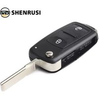 YONSEN 2/3 Buttons Car Key Switchblade Key Flip Key Shell For VW Polo Passat B5 Tiguan Golf For VOLKSWAGEN MK4 Seat Skoda