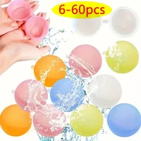 Reusable Water Balloons Toys Quick Fill Self Sealing Water Projectile for Summer Games Children's Adults Outdoor Activities Toy