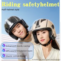Men's and women's stylish full-face motorcycle helmets, personalized dual-lens flip helmets, off-road racing riding accessories
