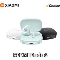 Xiaomi Redmi Buds 6 TWS Earphone 49dB Active Noise Reduction Wireless Bluetooth 5.4 Dual Unit Headset 42h Battery Life