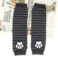 Women Knitted Kawaii Gothic Lolita Glove Arm Cover Harajuku Arm Warmers Cat's Paw Fingerless Punk Long Wristband Y2K Girl Gloves