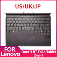 T New Suitable for Lenovo Duet 3 BT Folio Tablet 2-in-1 Intelligent Magnetic Base Keyboard