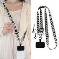 Adjustable Mobile Phone Lanyard Long Crossbody Neck Strap Phone Strap Anti-lost Hanging Rope Universal Gasket 【AliS8】