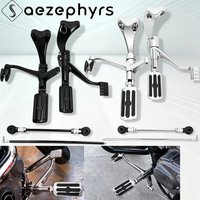 Motorcycle Complete Forward Controls Kit Footpegs Shifter Lever Linkages For Harley Sportster XL883 Iron 48 Super Low 2004-2022