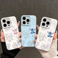 Couple Stitch Angel Shockproof Case For Iphone 17 Pro Max 17 Air 16 15 14 11 12 13 Pro Max 16 Plus 16e 13 Mini Trendy Hard Cover