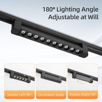 Long Strip Spotlight Led Track Light 10/20/30/40W Led Spot Light Indoor for Living Room Exhibition Hall Ceiling Light Decor