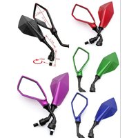 AliExpress NONE Flexible Motorcycle Rearview Mirrors, Wide Angle, Adjustable, Bicycle, Bike Handlebar Side, Rear View Mirror, 10mm, 2Pcs