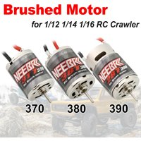 370 380 390 7.2V DC Stainless Steel Brushed Motor for 1/12 1/14 1/16 1/24 RC Crawler Monster AXIAL SCX24 B17 TAM54393 TRX 7075