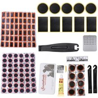 AliExpress NONE Bike Rubber Puncture Patches Bicycle Tire Tyre Tube Repair Cycle Patch Kit No Glue Bicycle Inner Tube Puncture Repair Tool
