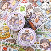 1pcs/1lot Decorative Adhesive Tapes Colorful Dessert 2 Decorative Scrapbooking DIY Paper Japanese Stickers